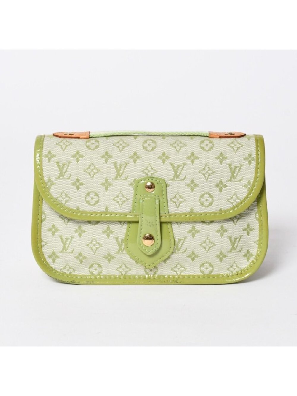 Louis Vuitton Trousse Marie Kate Pouch Case Monogram Mini Apple Green